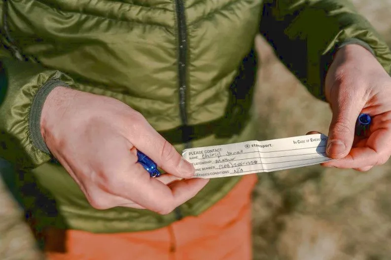 ALUMINUM EMERGENCY WHISTLE W/